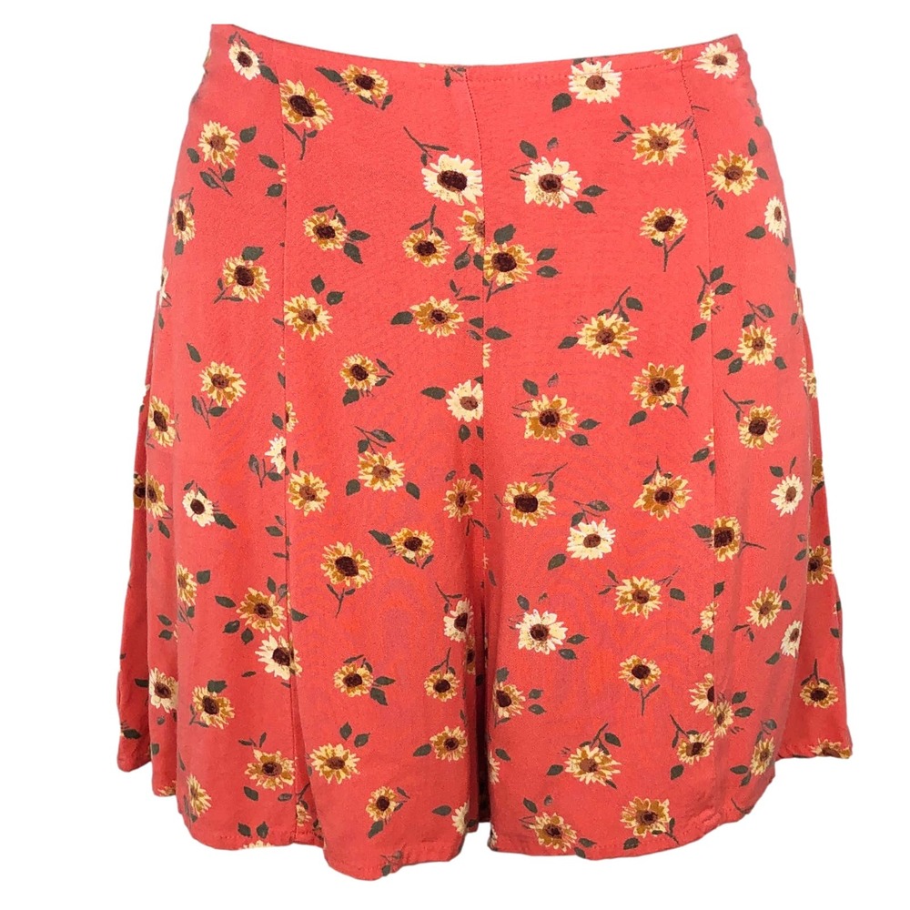 Kimchi Blue Sunflower High-Waist Shorts